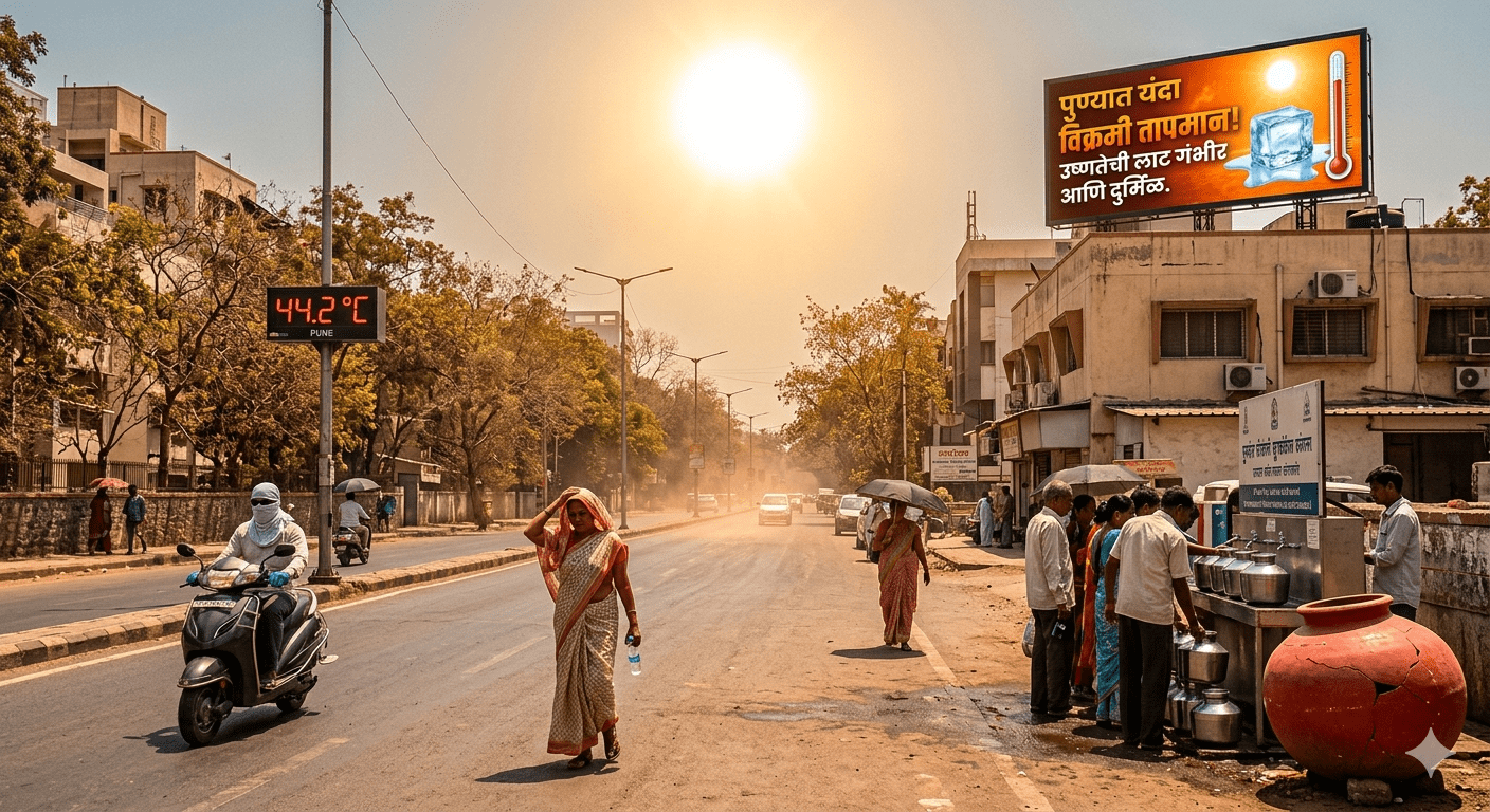 Pune Heatwave: Record-Breaking Temperatures Grip the City