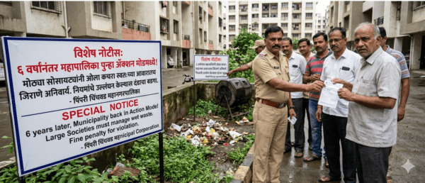 Pimpri-Chinchwad: Housing societies must process their own waste! After 6 years, the civic body back in action mode; strict penalties to be imposed