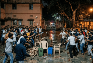 Shirur: Midnight chaos erupts! Stone-pelting and verbal clashes between two groups; cases registered against 50 people.