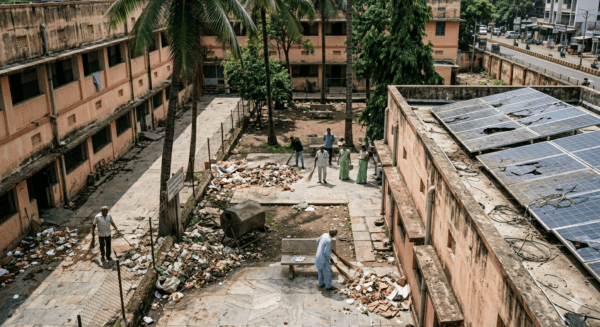 PMRDA: The so-called ‘Green Building’ in Akurdi exists only in name! The solar energy project is turning into a white elephant, causing losses worth lakhs to the administration.