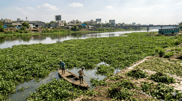 Immediate Action Required on Mula-Mutha River Hyacinth