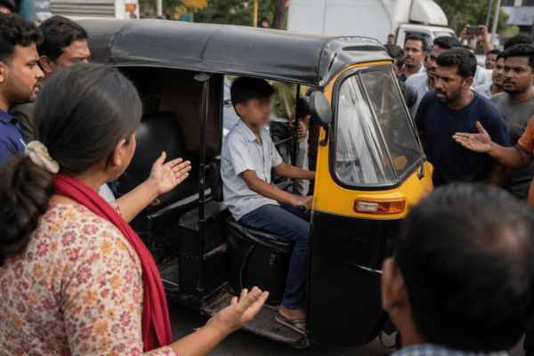 Outrage in Pimpri-Chinchwad: Viral Video of Minor Boy Driving Auto-Rickshaw Sparks Safety Concerns; Citizens Demand Action