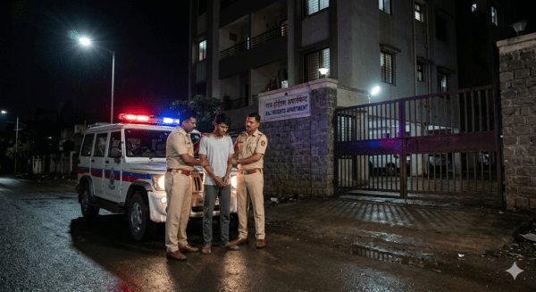 Swift Action by Uruli Kanchan Police: Two Youths Arrested Within Hours for Burglary at Raj Heights Apartment