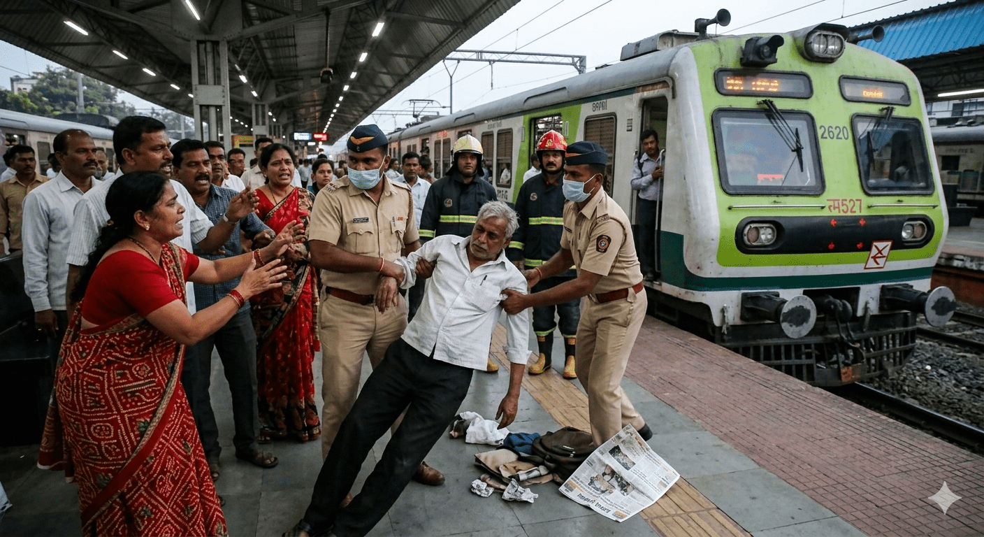 A Nightmare on Rails: Senior Journalist Found Unconscious in Mumbai Local After 15 Hours