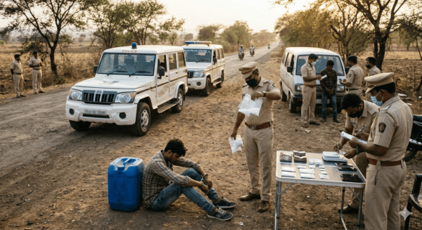 Drug Bust in Patas: Youth Arrested with Mephedrone (MD) on Patas-Kusegaon Road; Police Crack Down on Narcotics Network