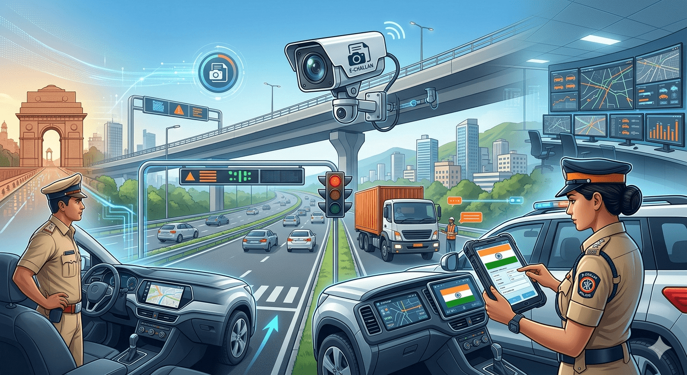 Maharashtra Implements 'One Nation, One E-Challan' Project for Seamless Traffic Enforcement Across State