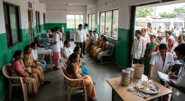 Food Poisoning Scare in Junnar: 28 Farm Workers Hospitalized After Lizard Found in Meal at Mangrul