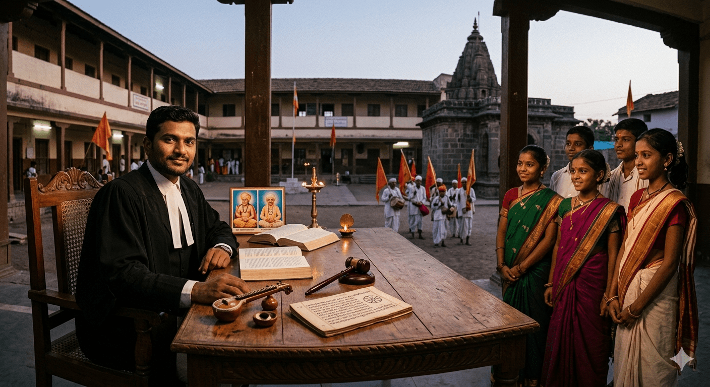 Determination Meets Tradition: Student of Warkari Shikshan Sanstha Appointed as Judge!