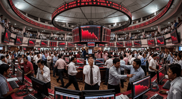 Sensex Crashes Over 700 Points; IT Stocks Bleed as US-Iran Tensions and Hormuz Conflict Rattle Investors