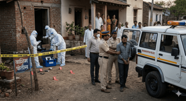 Washim Shocking Murder: Husband Arrested for Killing Wife Over Domestic Dispute in Malegaon