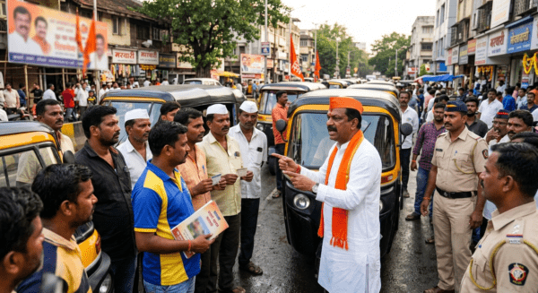 Marathi Mandatory Now! Learn Within 48 Hours: MLA Pratap Sarnaik Issues Stern Warning to Rickshaw Drivers
