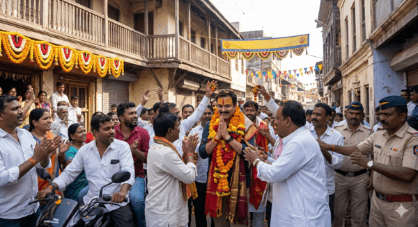 Pandharpur: Case Filed Against 20 People for Extravagant Welcome Procession of Murder Accused Lakhan alias Pintu Dhaware