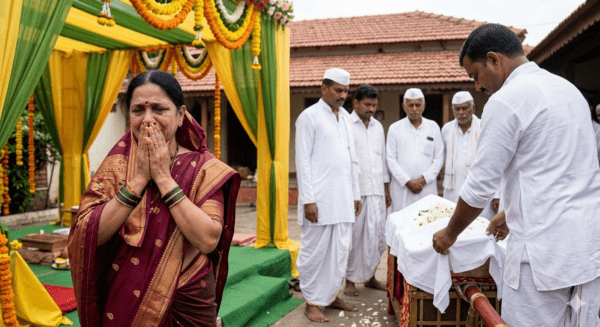 
Tragedy in Chhatrapati Sambhajinagar: Grandfather Passes Away on Granddaughter's Wedding Day