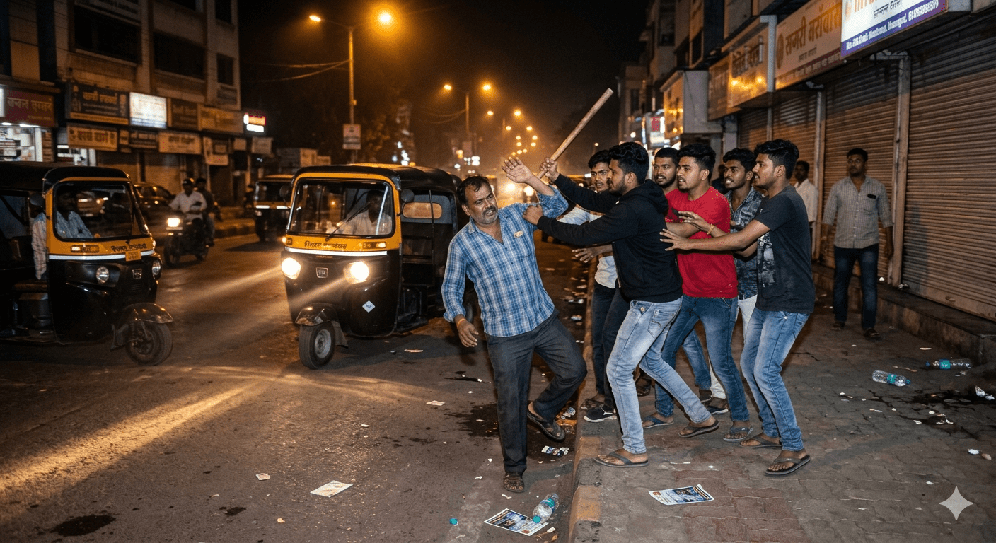 Driver Brutally Beaten by Gang for Asking Wage; Mob Violence Sparks Tension