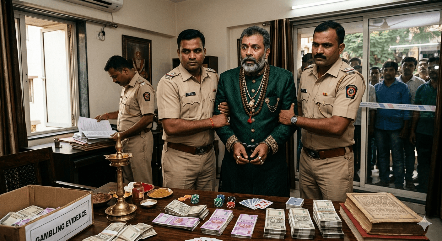 From Black Magic to High-Stakes Gambling: Thane's 'Casino Baba' Manjunath Shetty Exposed