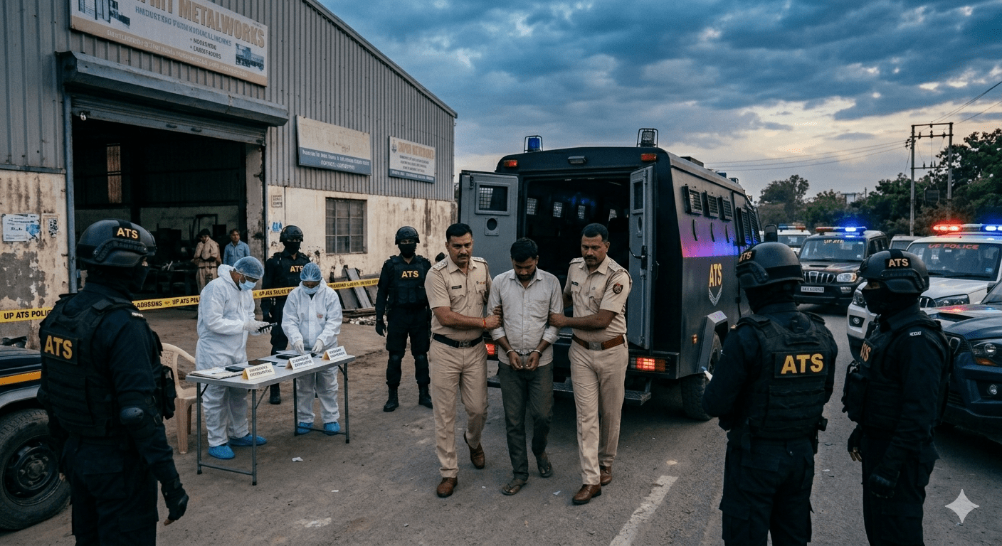 ATS Arrests Tushar Chauhan alias 'Hizbullah Ali' with Pakistan Connections