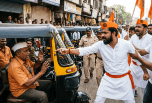 MNS Issues Stern Warning to Non-Marathi Auto-Rickshaw Drivers Over Protest Against Marathi Language Mandate
