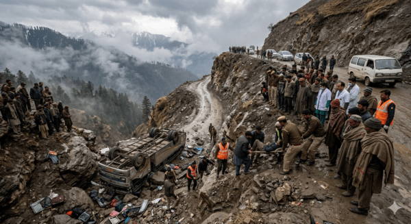 Tragedy in Jammu & Kashmir: 15 Dead, Over 30 Injured as Passenger Bus Plunges into Gorge in Udhampur