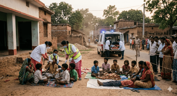 Tragic Food Poisoning in Jharkhand: 7-Year-Old Dies, 18 Hospitalized After Consuming Panipuri