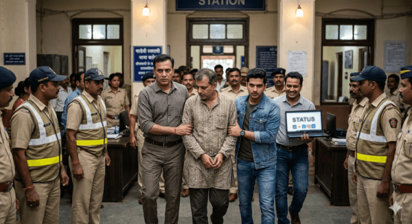 Nanded Triple Murder Case: Key Accused 'Shahrukh Kabutar' Tracked via Instagram Status and Arrested in Hyderabad