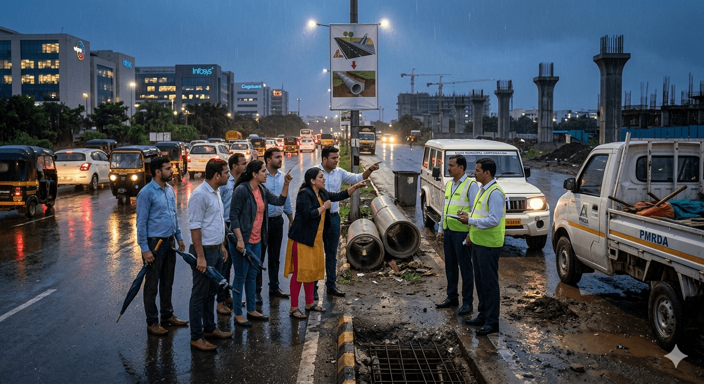 IT Professionals Demand Concrete Solutions for Hinjewadi-Maan Infrastructure