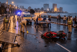 Tragic Accident at Mumbai’s Marine Drive: Speeding Bike Hits Pedestrian, 3 Dead Including Young Couple