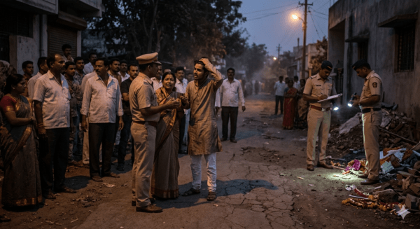 Brutal Attack in Loni Kalbhor: Youth Returning from Wedding Slashed with Sickle; Three Booked by Pune Police