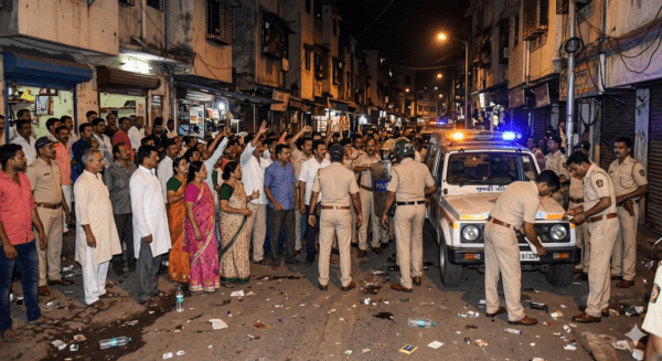 Mob Attack in Mumbai: Police Targeted While Arresting Child Abuse Suspect in Ghatkopar