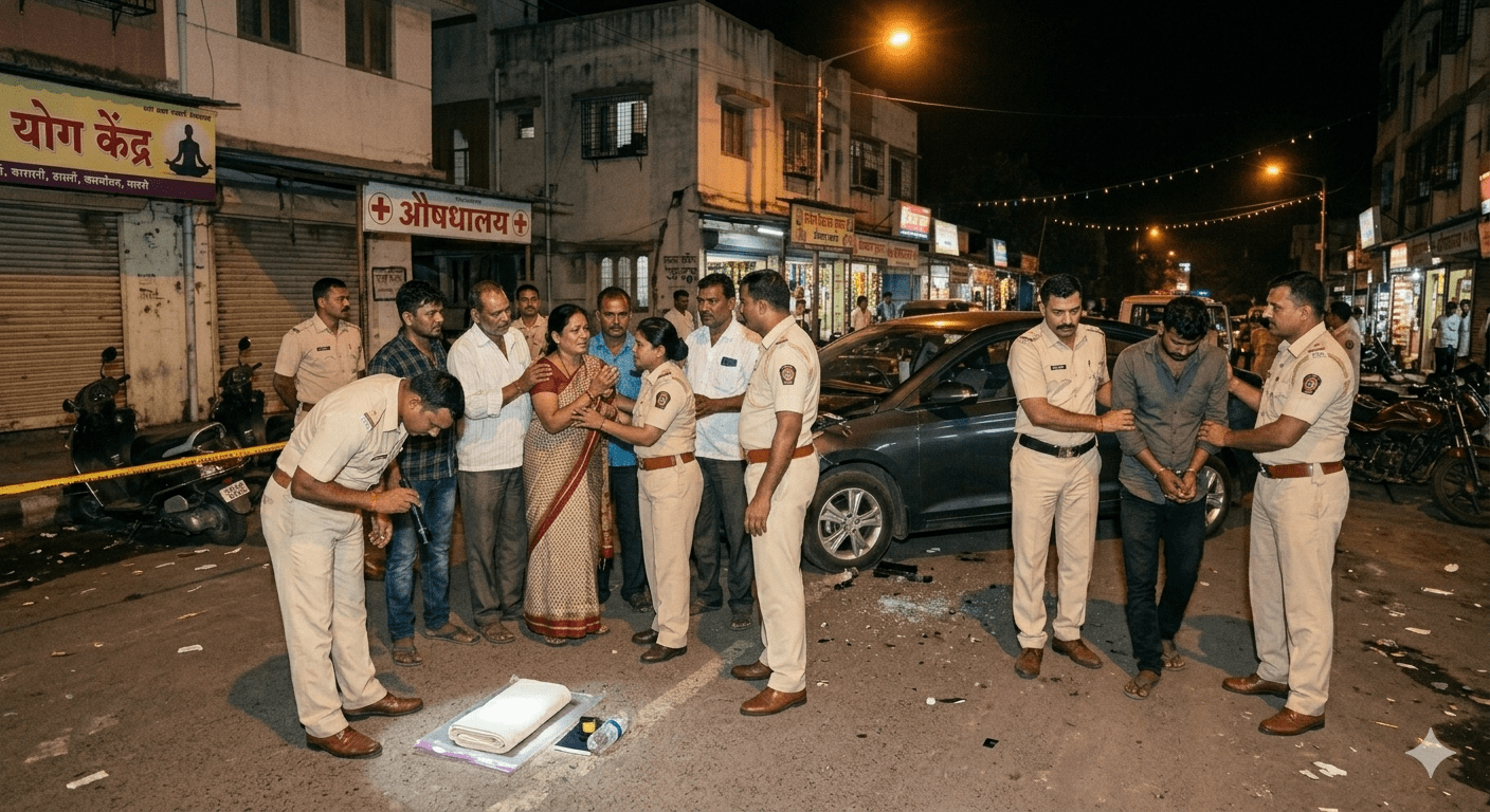 72-Year-Old Yoga Teacher Killed by Speeding Car in Sitabuldi