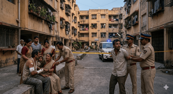 Chhatrapati Sambhajinagar Shocker: Police Constable Stabs Neighbor and His Mother Over Parking Dispute
