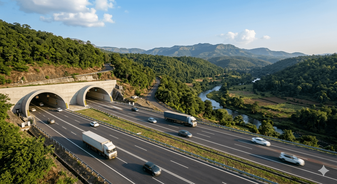 New Khambatki Ghat Tunnel to Reduce Pune-Satara Travel Time to Just 5-10 Minutes