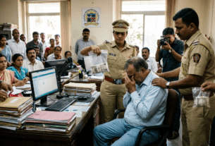 Massive Anti-Corruption Strike in Thane-Navi Mumbai: Senior Encroachment Officer Caught Red-Handed Taking Bribe