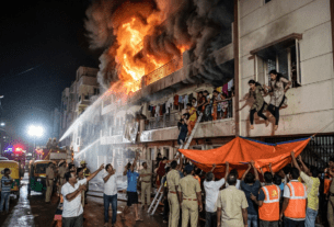 Bangalore Terror: Fire Breaks Out at Ladies PG in Nandini Layout; 50 Girls Make Miraculous Escape by Jumping from Building