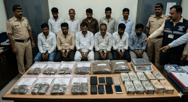 Pune Police Crackdown: Drug Racket Busted, 11 Arrested and Contraband Worth ₹48 Lakh Seized