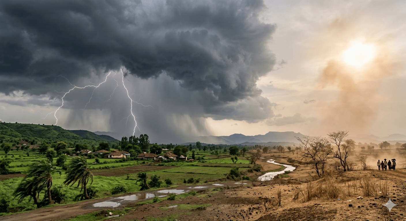 Maharashtra Weather Update: Thunderstorm and Rain Alert for Several Regions; Heatwave Warning Issued for Vidarbha