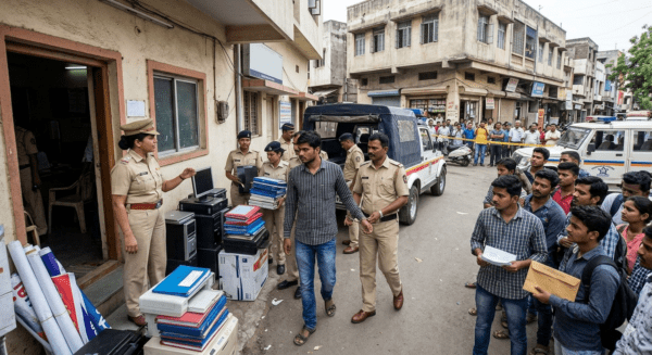 Solapur Cyber Police Bust Massive IT Exam Fraud Racket; ₹2 Crore Scam Targeting 4,000 Youths Uncovered