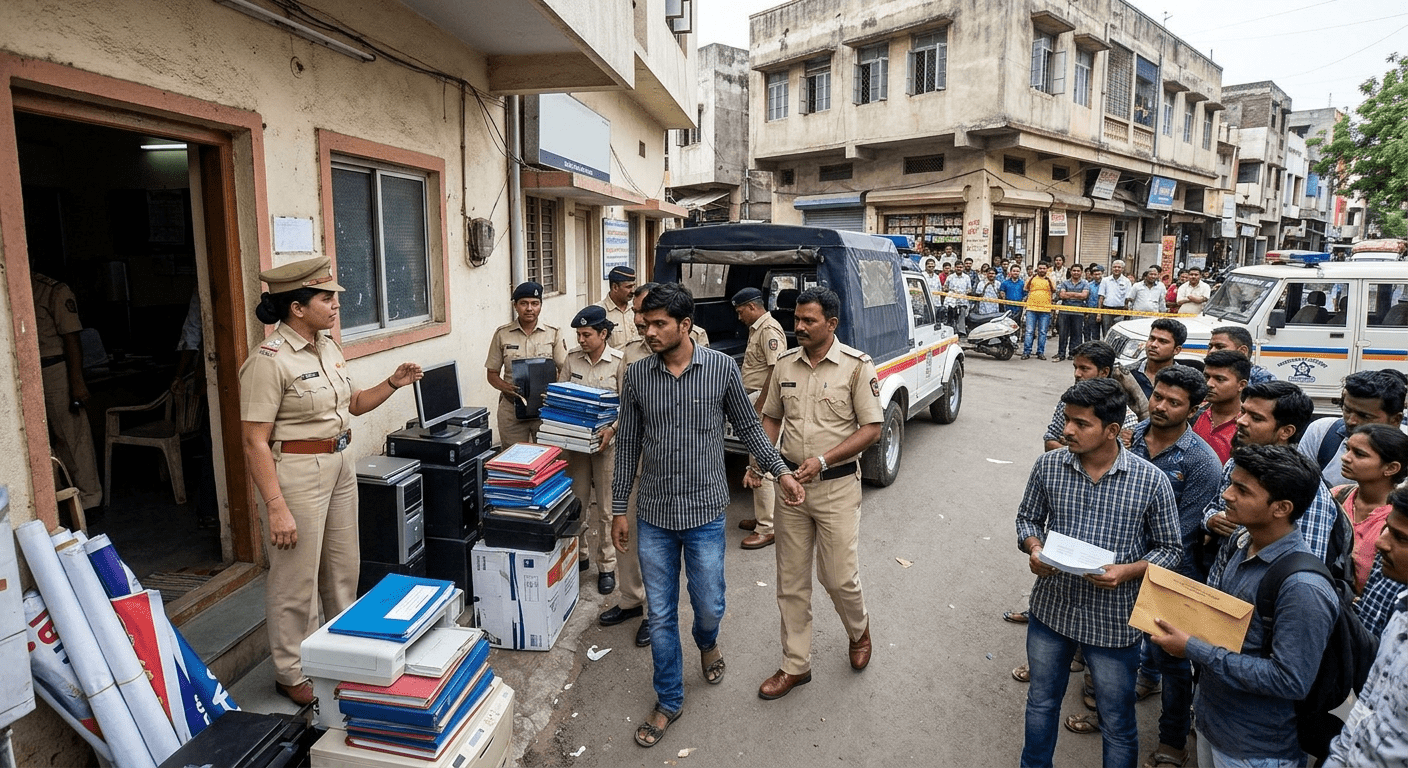 Solapur Cyber Police Bust Massive IT Exam Fraud Racket; ₹2 Crore Scam Targeting 4,000 Youths Uncovered