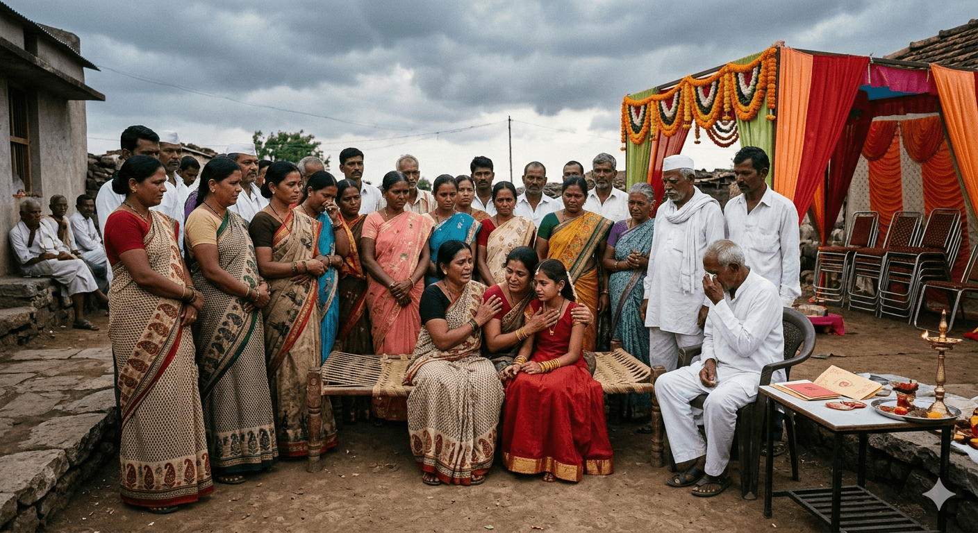 Tragedy Strikes Dharashiv: Farmer Killed by Lightning Strike Just 8 Days Before Daughter’s Wedding
