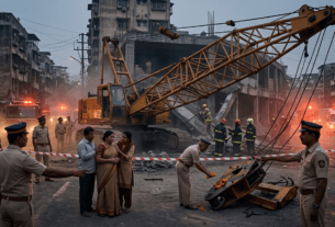 Tragedy in Mumbai: Police Constable Santosh Chavan Dies After Crane Collapses in Mankhurd