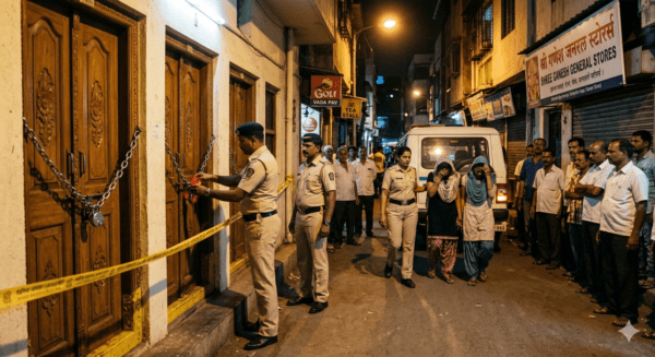 Massive Crackdown in Budhwar Peth: 4 Flats Sealed and 3 Bangladeshi Women Arrested for Illegal Prostitution