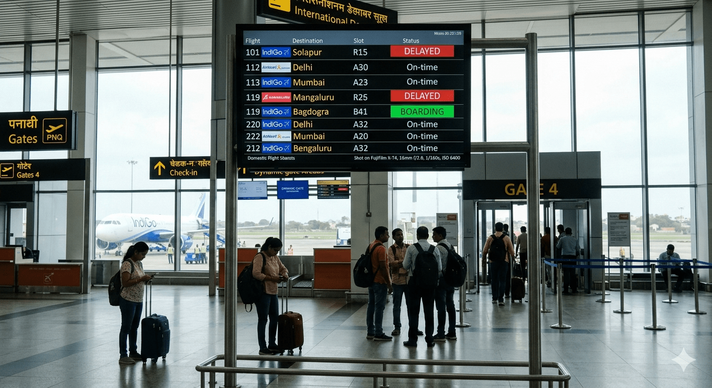 Pune Airport: Solapur and Mangaluru Flights Delayed Despite Approved Slots