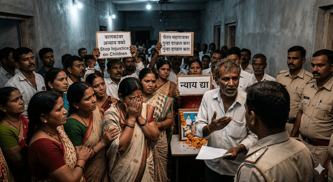 Shocking Cruelty in Akola: Case Filed Against 'Chetan Maharaj' for Torturing Children