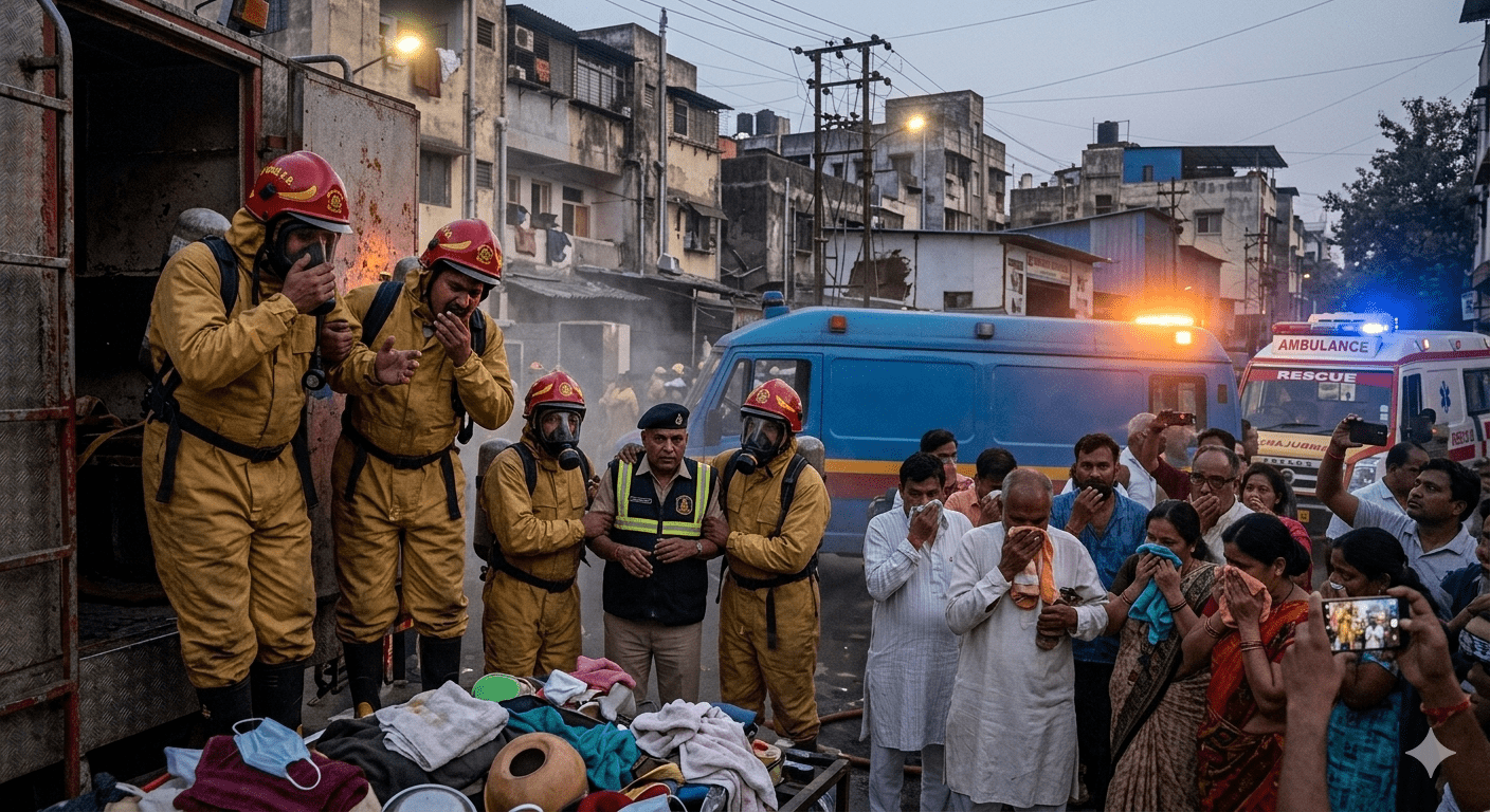 Fire Brigade Officers and 24 Citizens Hospitalized Following Chemical Leak in Ambegaon