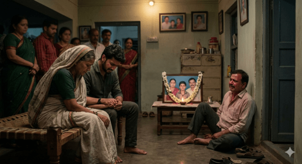 Tragedy in Amravati: Three Members of Nande Family Killed on the Spot in a Horrific Road Accident