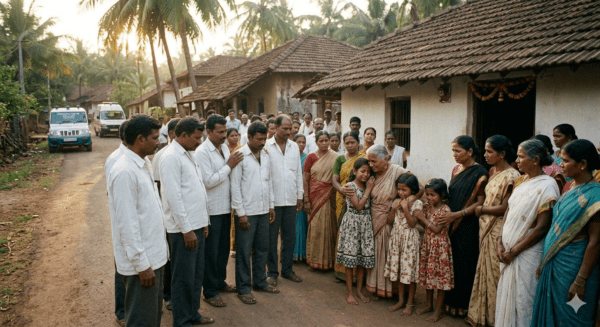 Tragic Bike Accident in Ratnagiri: Two Youths Killed at Devrukh-Pangari; Three Young Daughters Lose Their Father