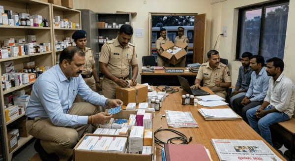 Major Fake Medicine Racket Busted in Nagpur: Shantinagar Police Book Six After FDA Investigation