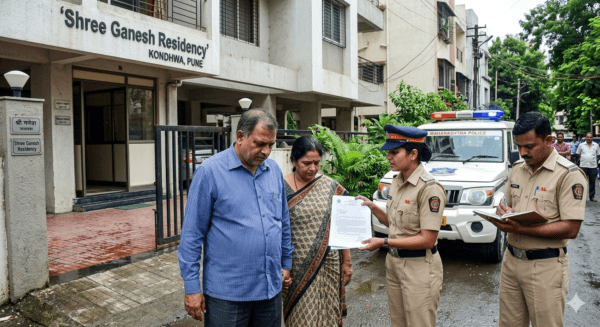 Pune Real Estate Fraud: Builder Cheated of ₹70 Lakh in Kondhwa Property Scam; Couple Booked for Illegal Possession