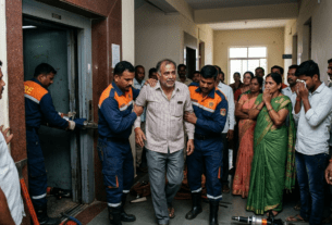 Ordeal in Dharashiv: Zilla Parishad Employee Rescued After Being Trapped in Lift for Two Hours
