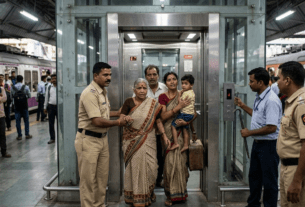 Terror at Panvel Station: Four Passengers Trapped in Elevator for 30 Minutes; Safely Rescued by GRP