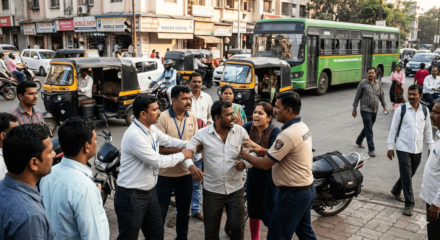 Chaos at Hadapsar 15 Number Chowk: The Dark Side of Credit Card Recovery Tactics